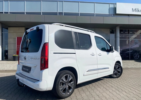 Toyota Proace City Verso cena 101000 przebieg: 30660, rok produkcji 2020 z Kalisz małe 596